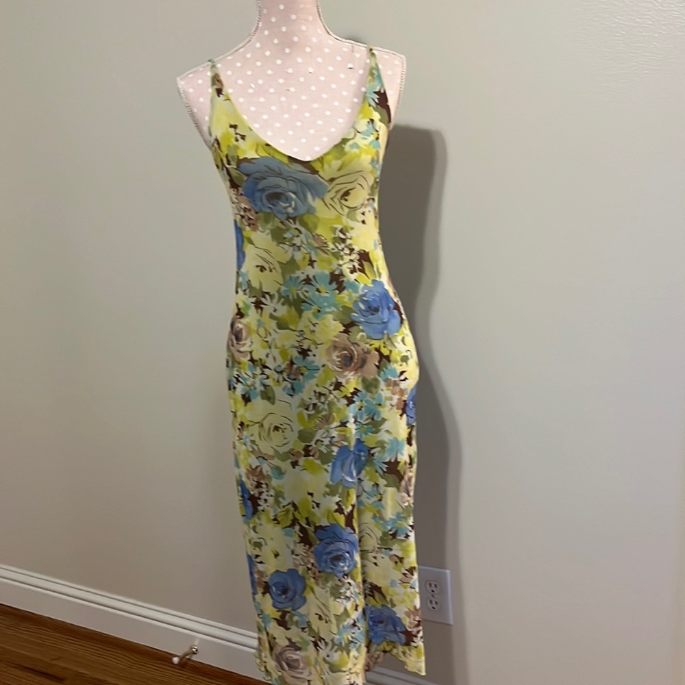 Floral vtg 90s dress